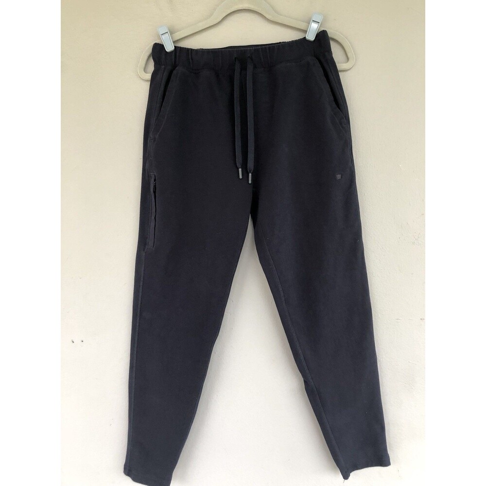 Mack Weldon Ace Joggers Mens S Navy Blue Cotton Blend Stretch Athleisure Lounge
